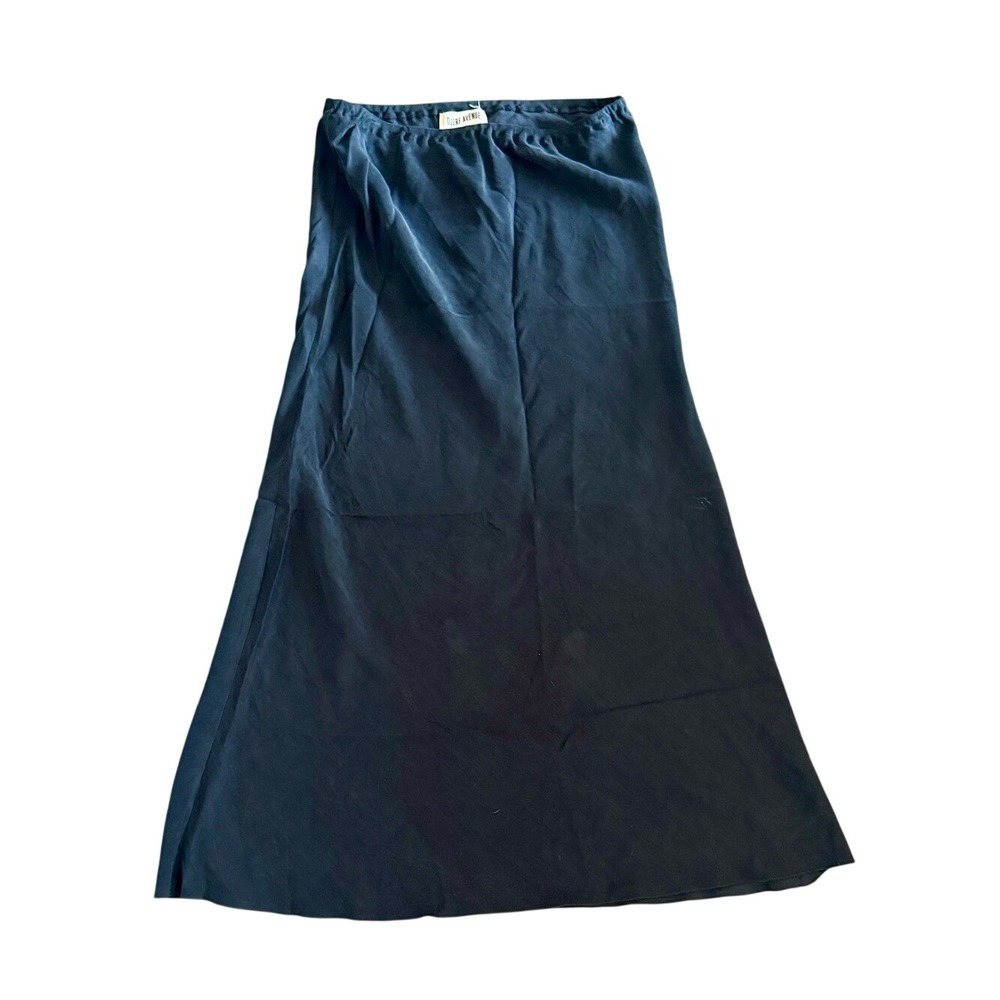 Djerf Avenue Skirt Women Size S Midi Black Minimalist Scandi Chic